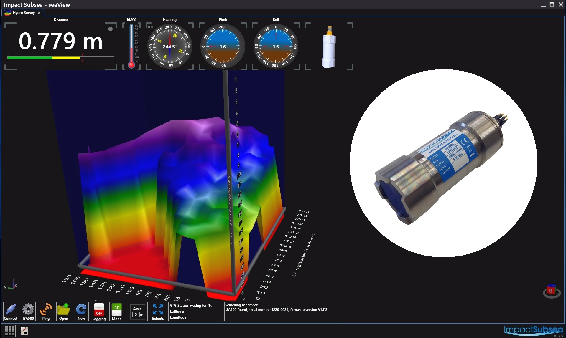 Impact Subsea seaView Hydro Survey Application image