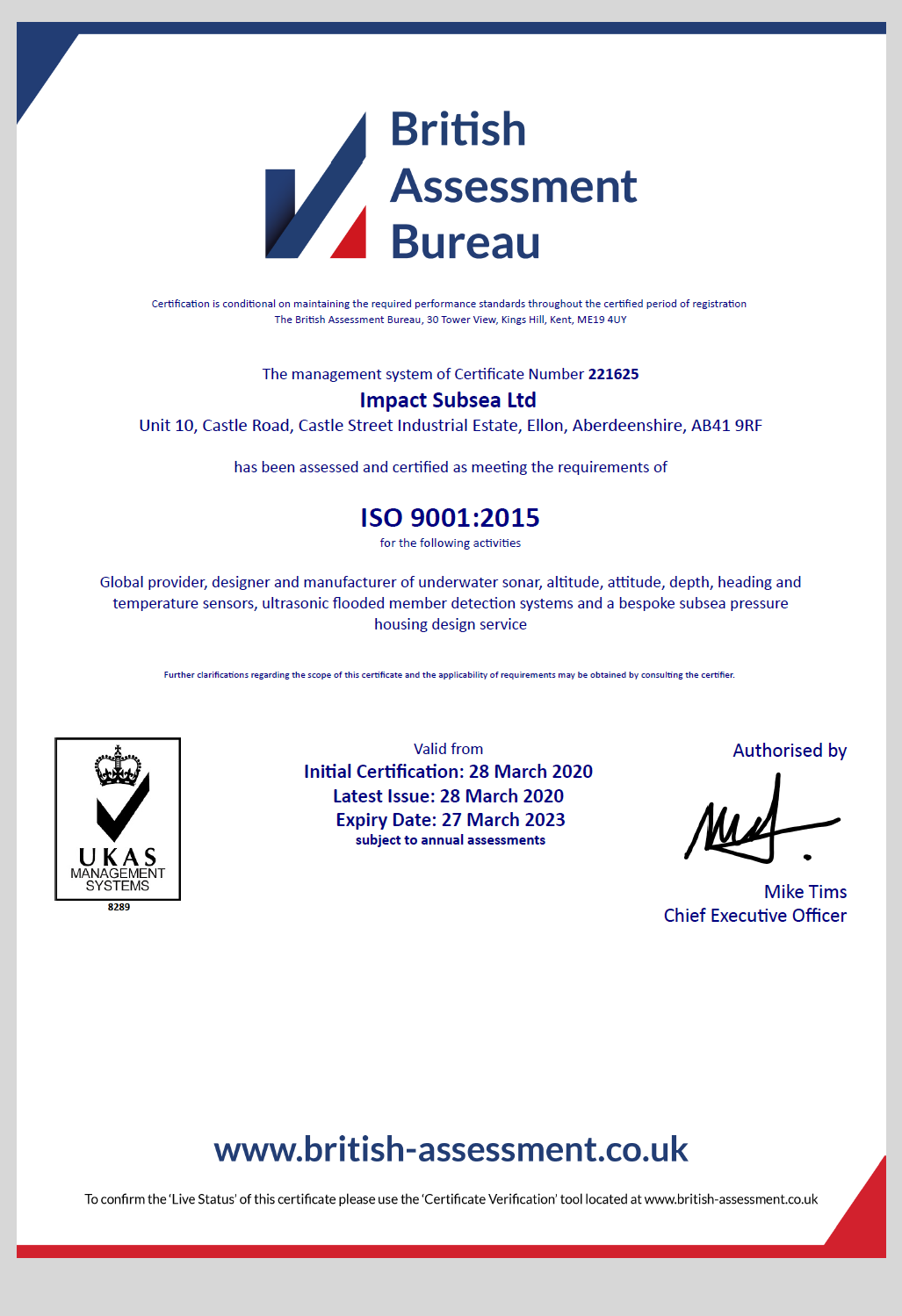 ISO 9001 2015