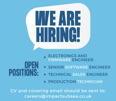 We Are Hiring! Electronics & Firmware Engineer, Sales Engineer & Production Technicians