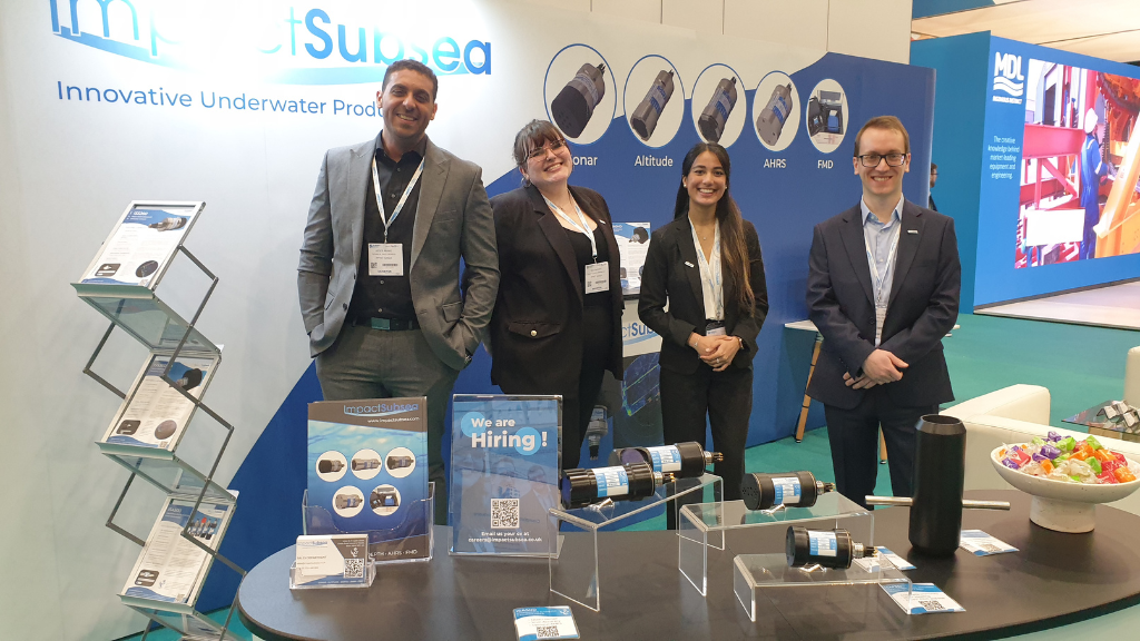 Impact Subsea Stand personnel at Subsea Expo 2023 Exhibition