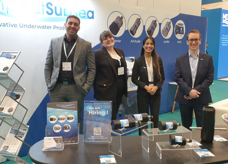 Impact Subsea Stand personnel at Subsea Expo 2023 Exhibition