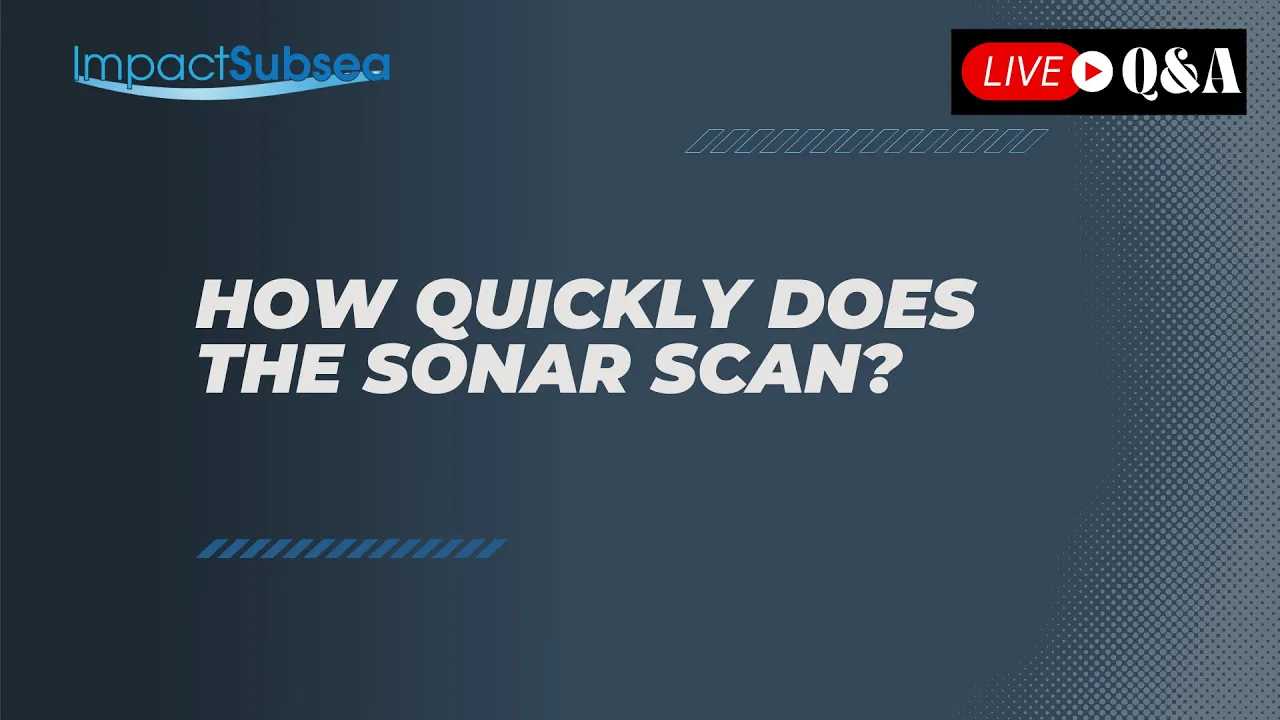 How Quickly Does The Sonar Scan?