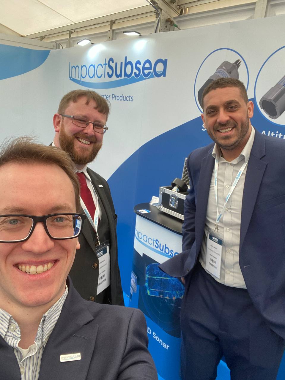 Impact Subsea Team at Ocean Business 2023