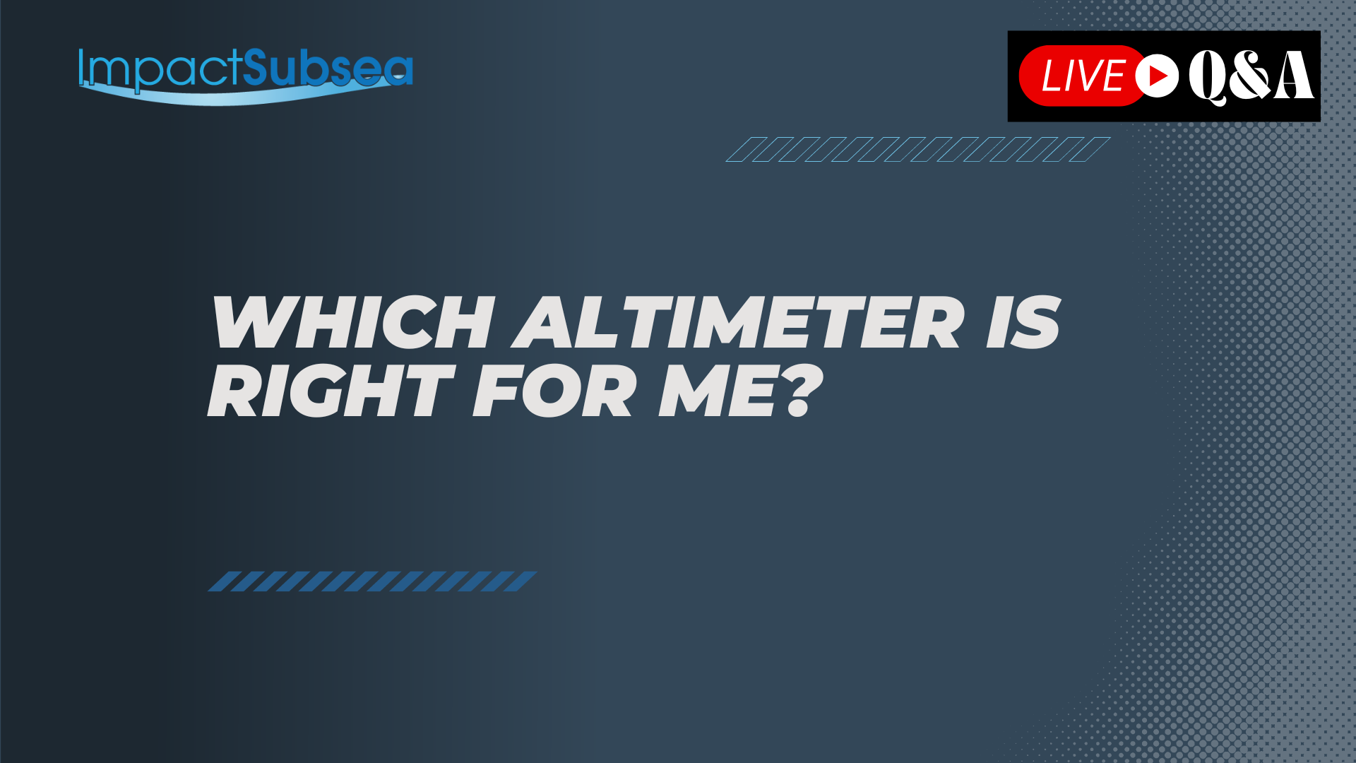 Which altimeter is right for me?