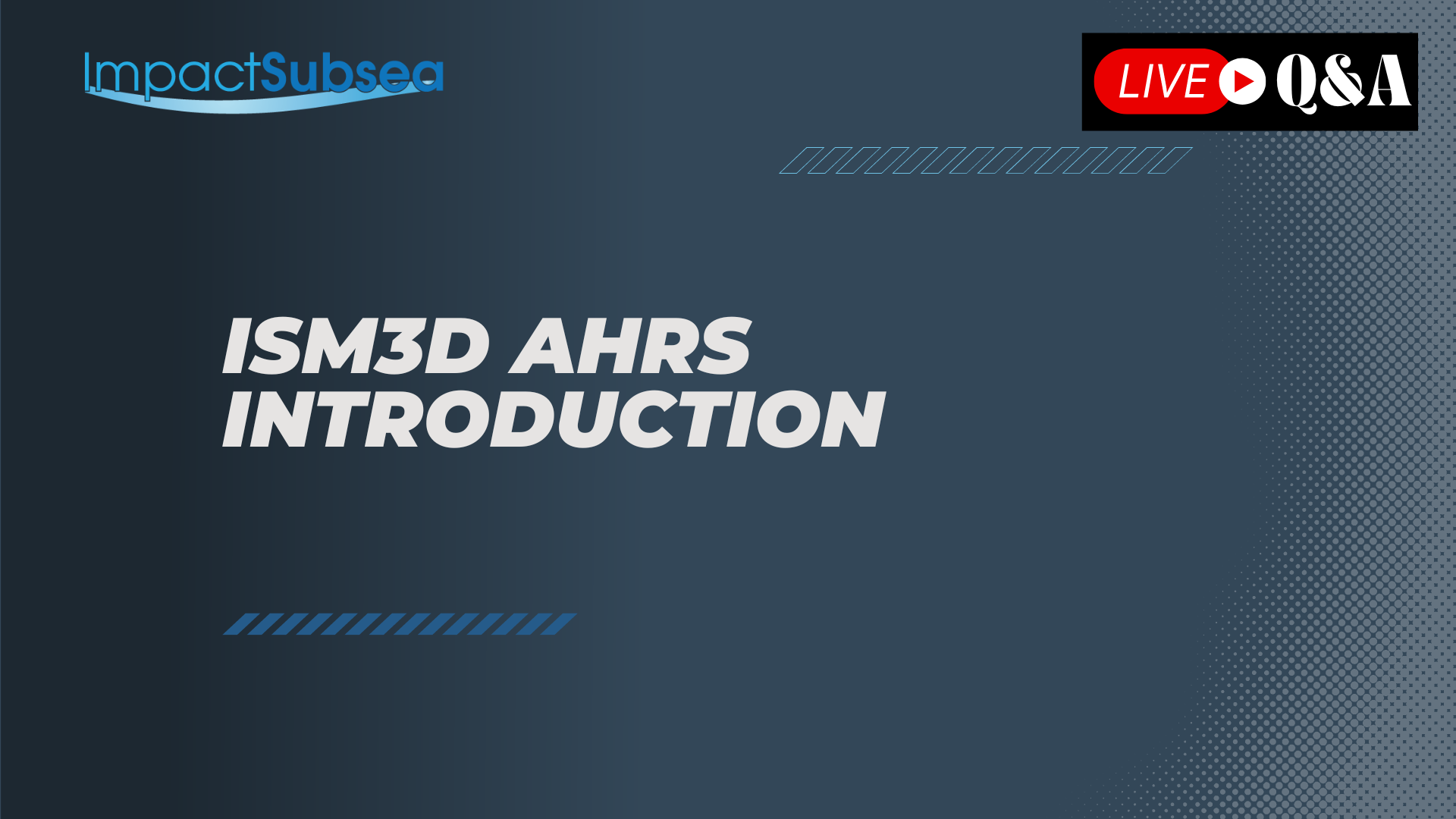 ISM3D AHRS Introduction