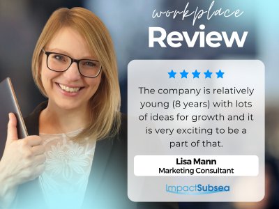 photo and great review from Impact Subsea's Marketing Consultant