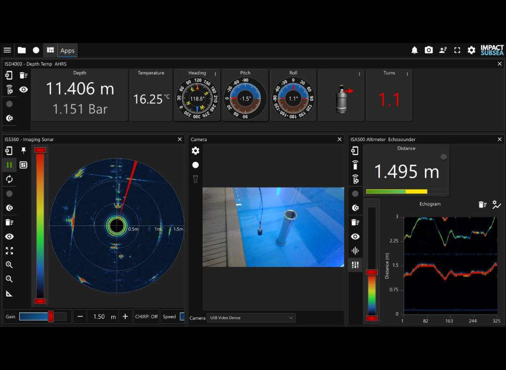 seaView V3.1 Software screen shot
